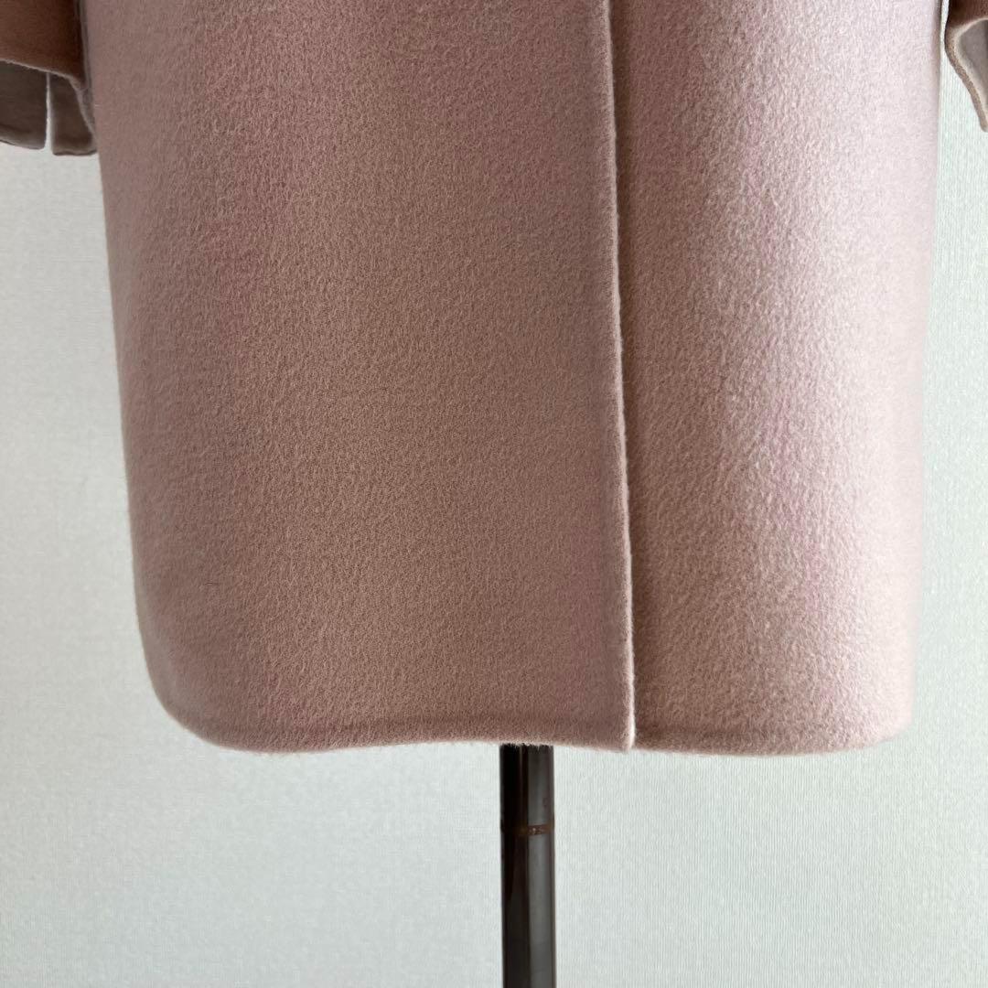 ロロピアーナ ロング チェスターコート カシミヤ ピンク B308