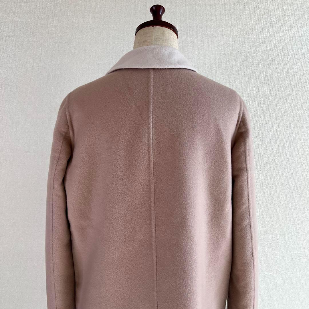ロロピアーナ ロング チェスターコート カシミヤ ピンク B308