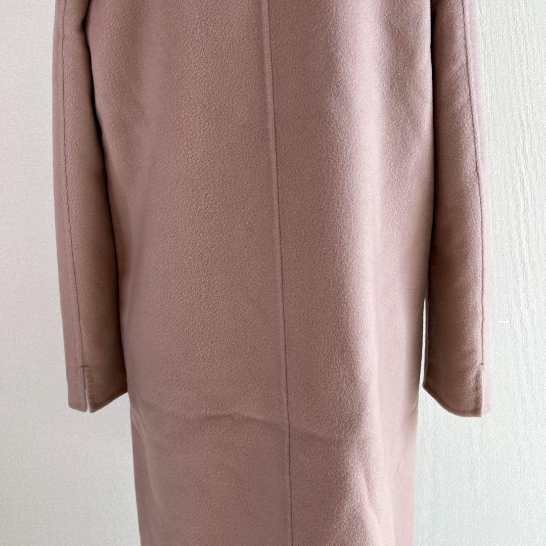 ロロピアーナ ロング チェスターコート カシミヤ ピンク B308