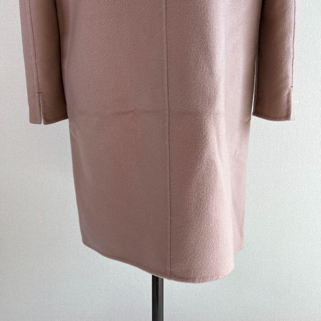 ロロピアーナ ロング チェスターコート カシミヤ ピンク B308