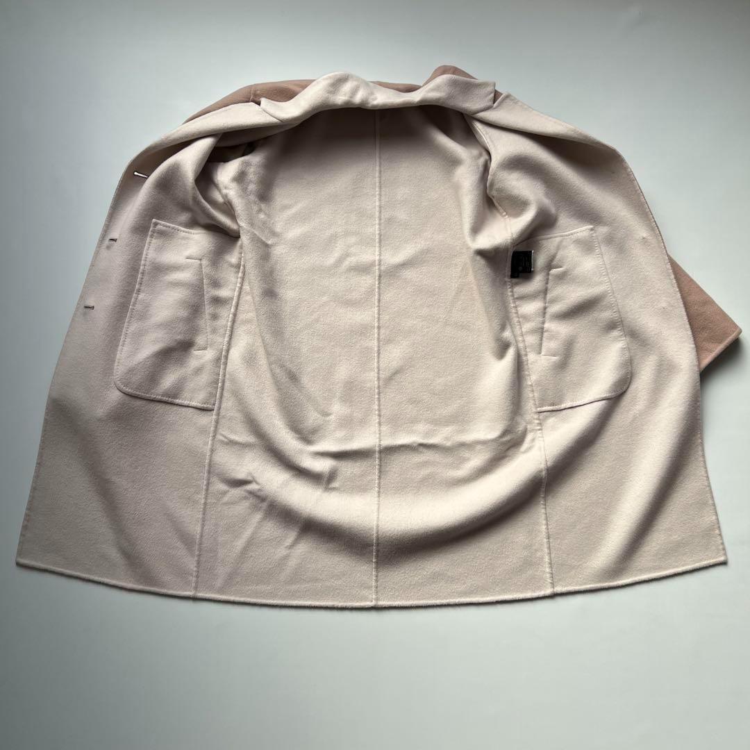 ロロピアーナ ロング チェスターコート カシミヤ ピンク B308