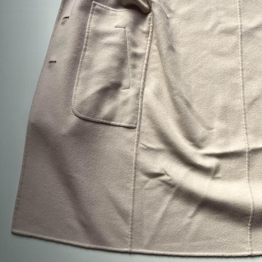 ロロピアーナ ロング チェスターコート カシミヤ ピンク B308