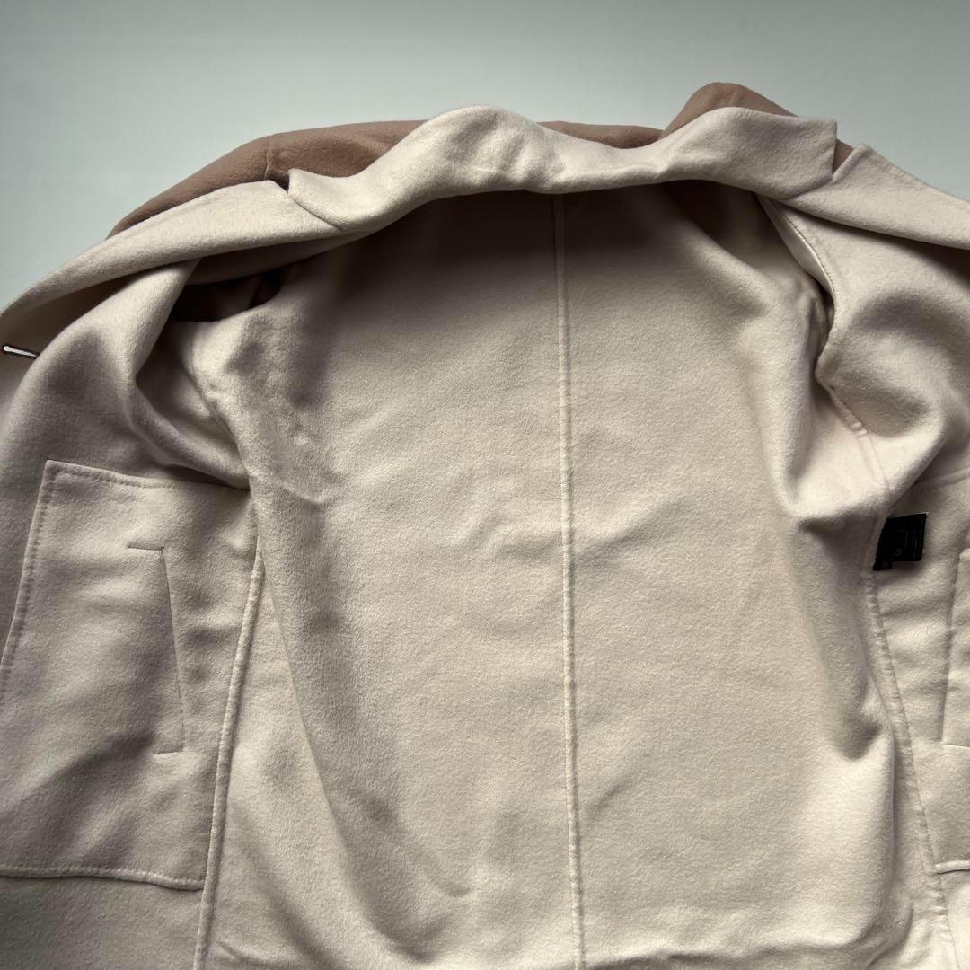 ロロピアーナ ロング チェスターコート カシミヤ ピンク B308