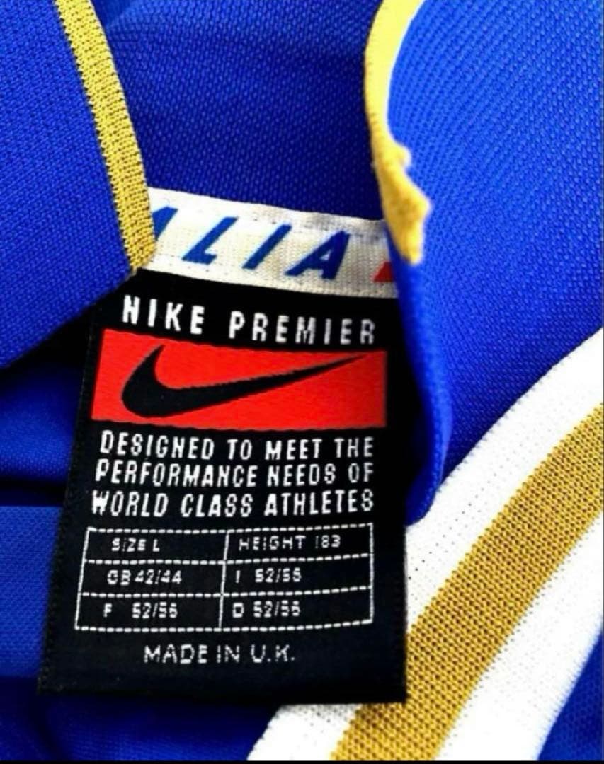 サッカー　イタリア代表　ユニフォーム　97年　超貴重‼️ NIKE