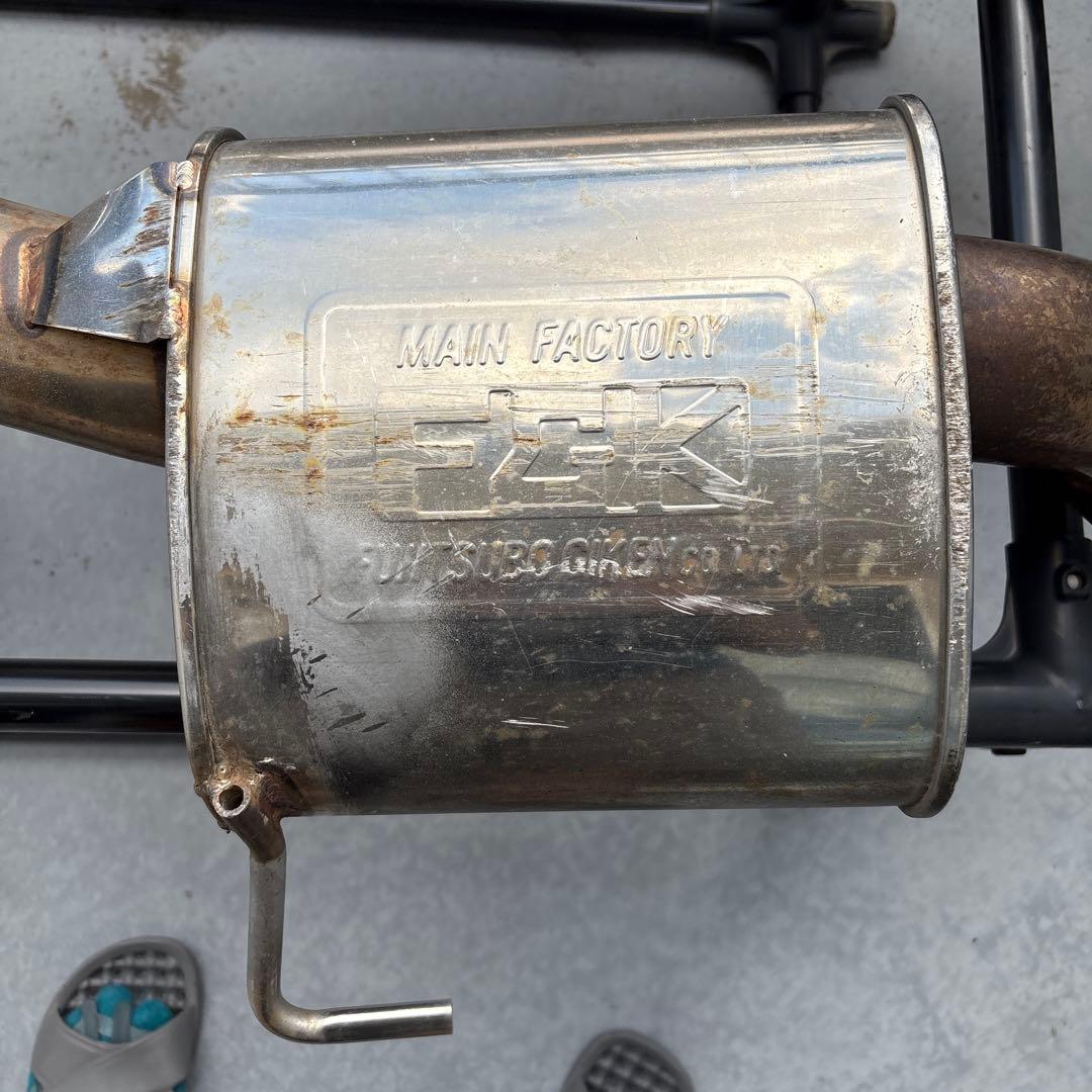 ［ぐっさん】ST205用マフラーFujitsubo スーパーTi hv