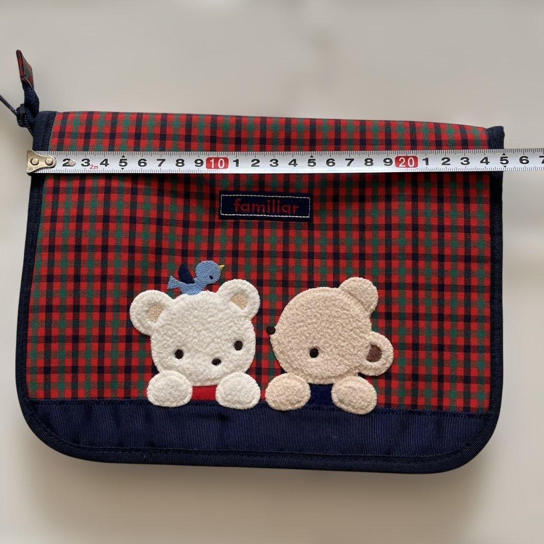 familiar 母子手帳ケース チェック柄　大きいサイズの方です