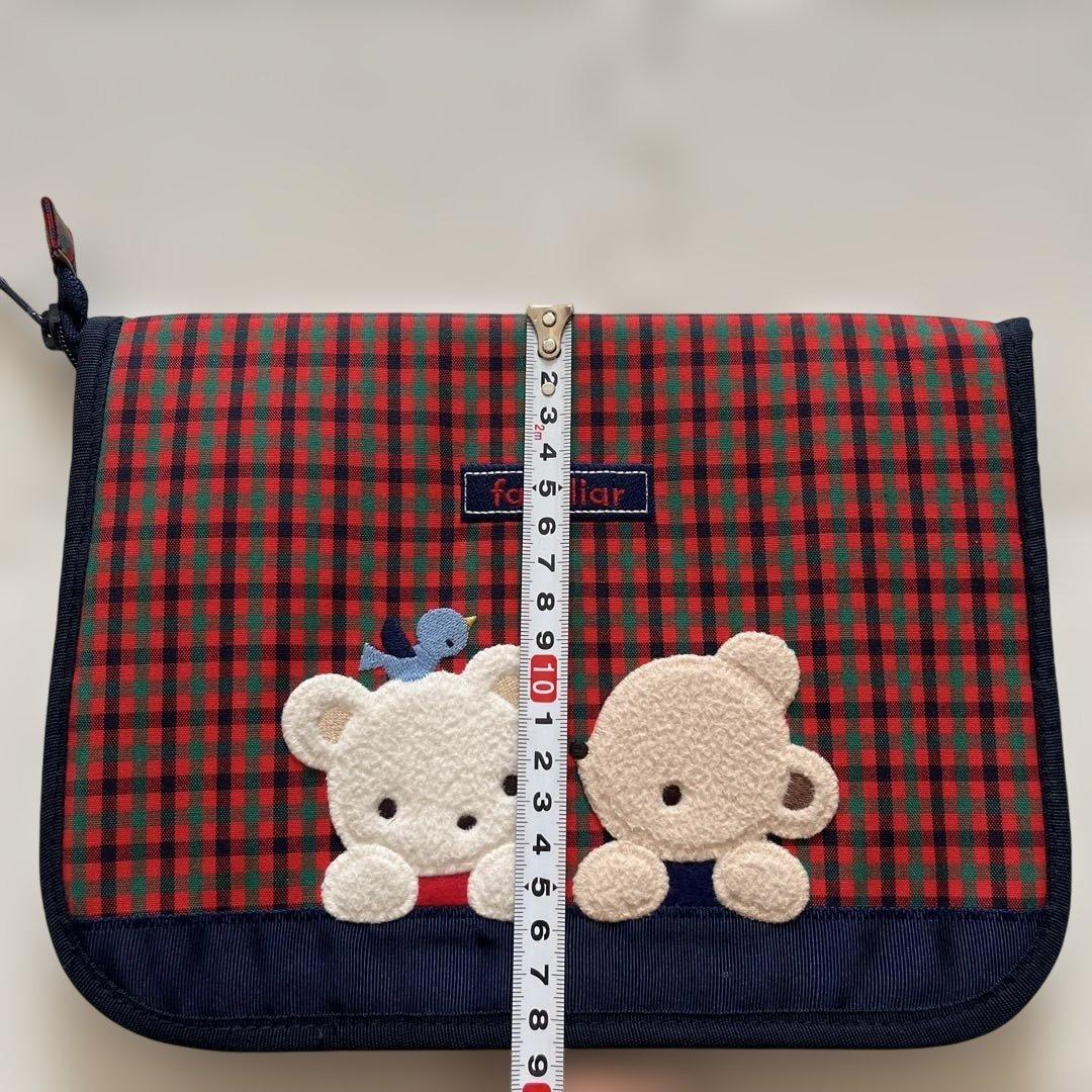 familiar 母子手帳ケース チェック柄　大きいサイズの方です
