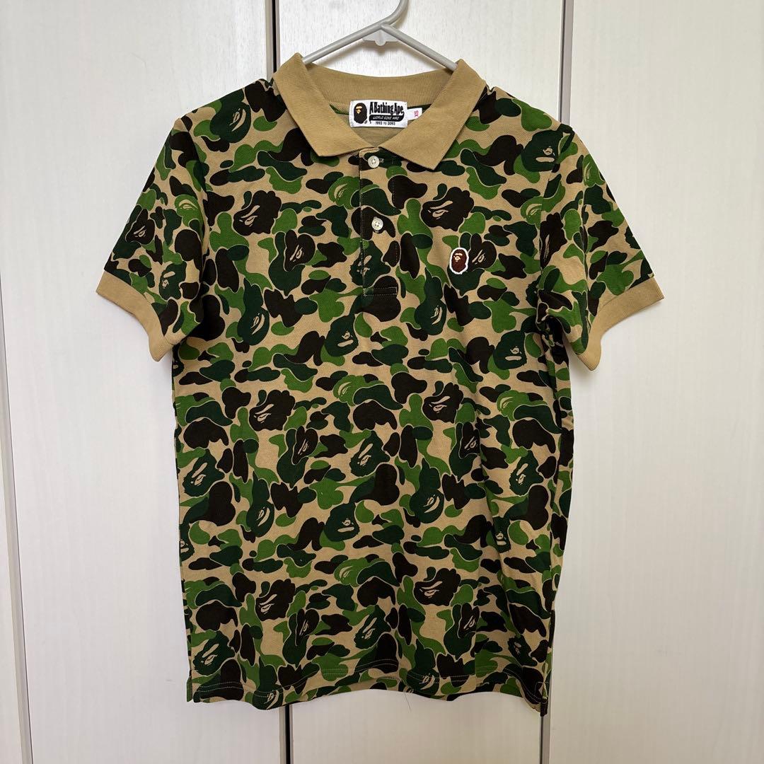【A bathing ape】ABC CAMO POLO L