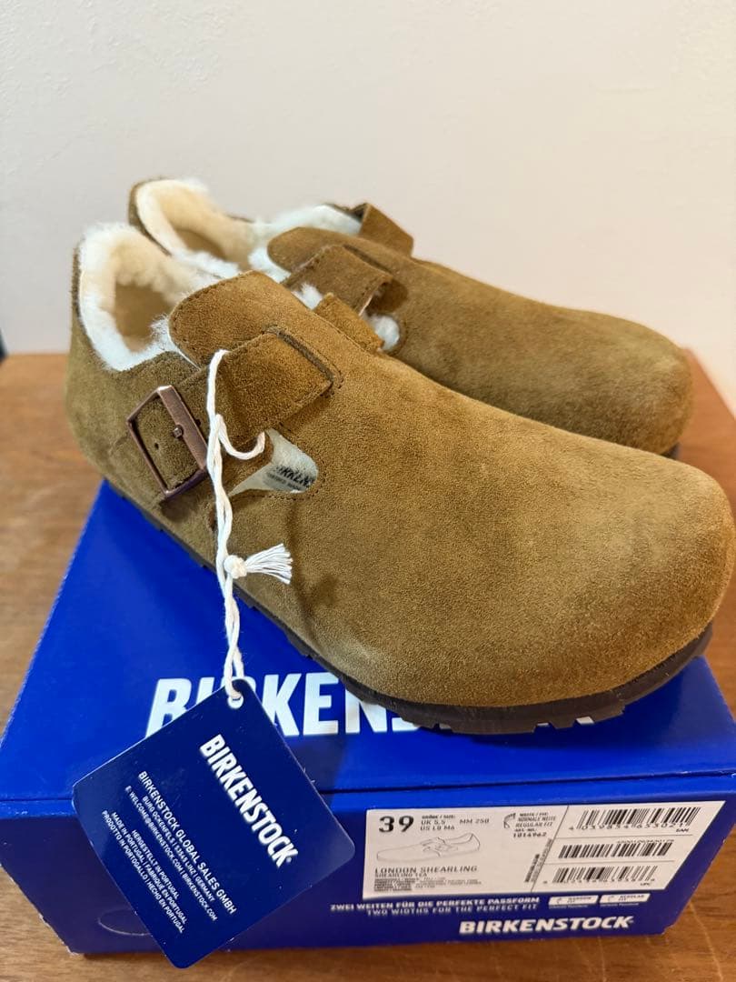 新品☆BIRKENSTOCKLondon 色ダークティー サイズ39 男女OK