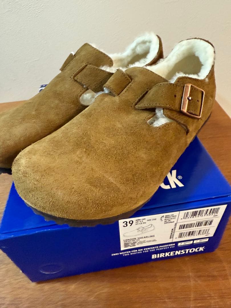 新品☆BIRKENSTOCKLondon 色ダークティー サイズ39 男女OK