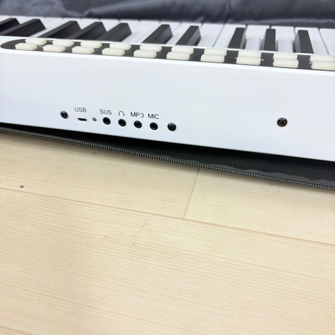 【美品】ロンアイ Longeye キーボード 電子ピアノ 88鍵 ホワイト