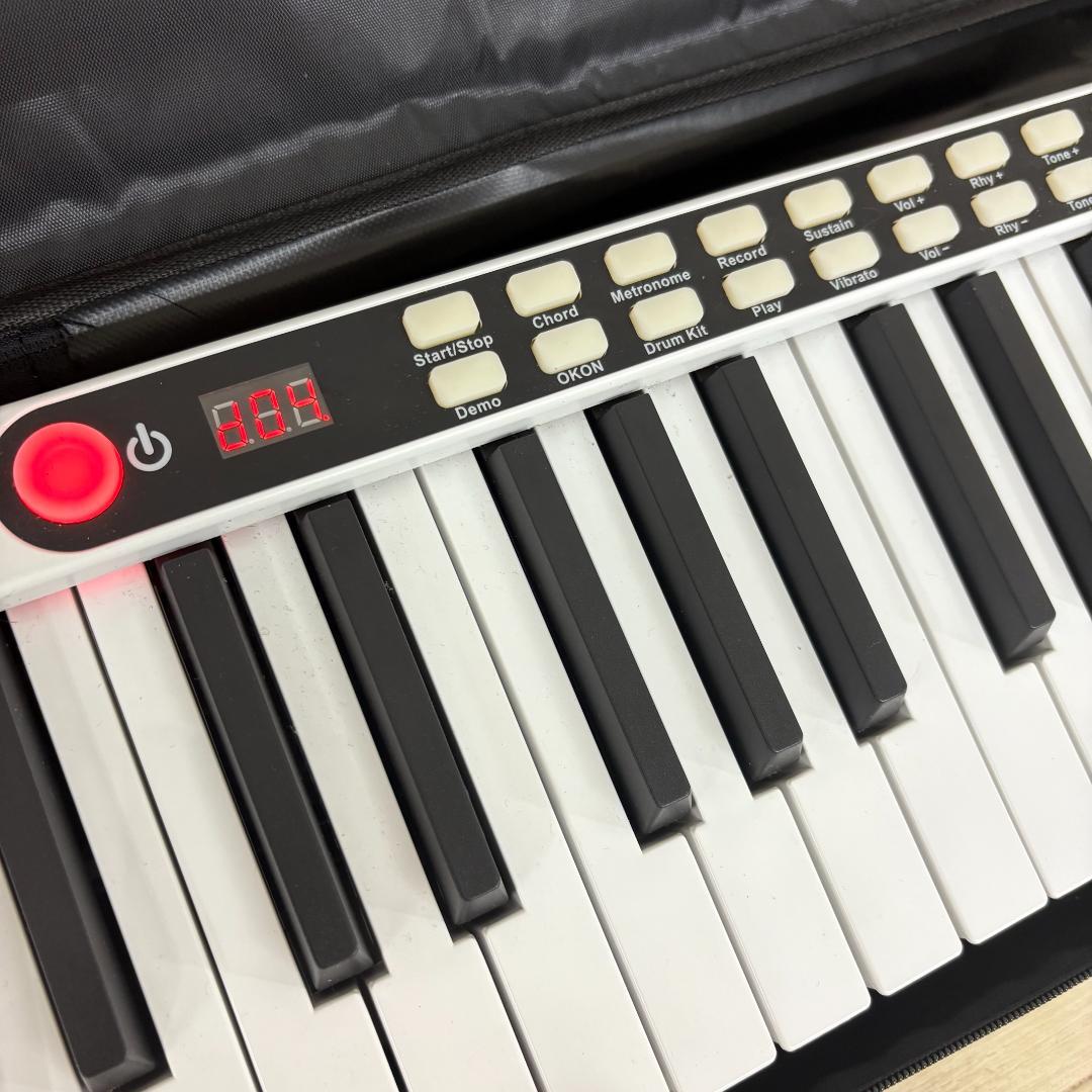 【美品】ロンアイ Longeye キーボード 電子ピアノ 88鍵 ホワイト