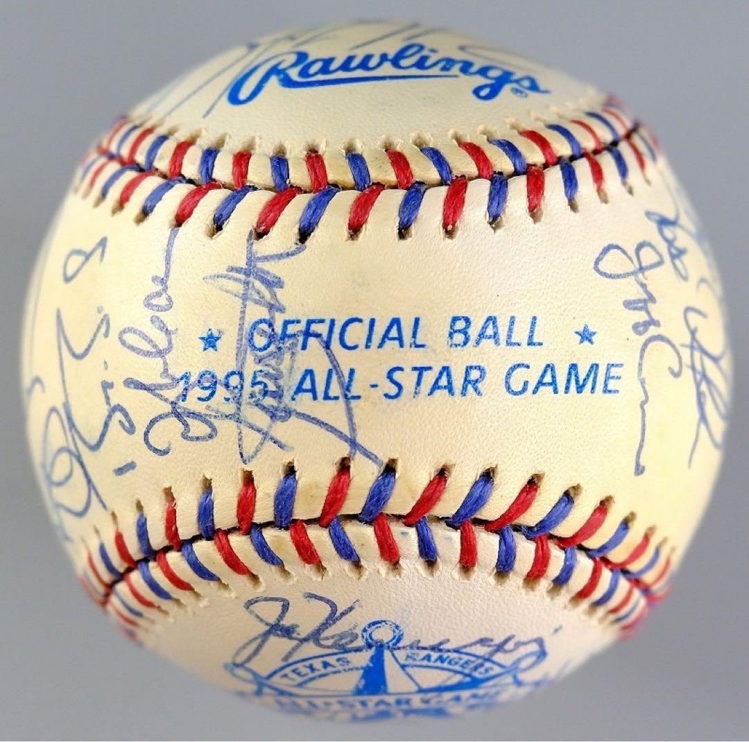 野茂英雄 95年ナショナル・リーグ オールスターチーム直筆サインボール/大谷翔平