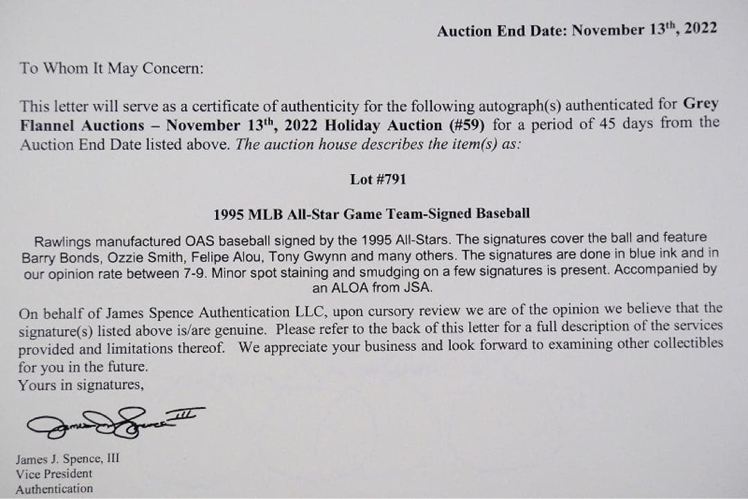 野茂英雄 95年ナショナル・リーグ オールスターチーム直筆サインボール/大谷翔平