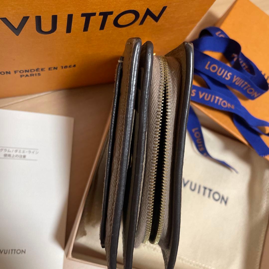 【訳あり】　LOUIS VUITTON　ルイヴィトン　ポルトフォイユ・クレア