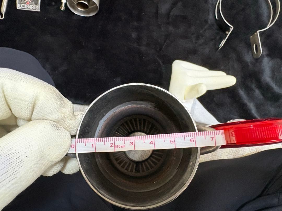 【美品】LCIPARTS ショートフルチタン スリップオン マフラー