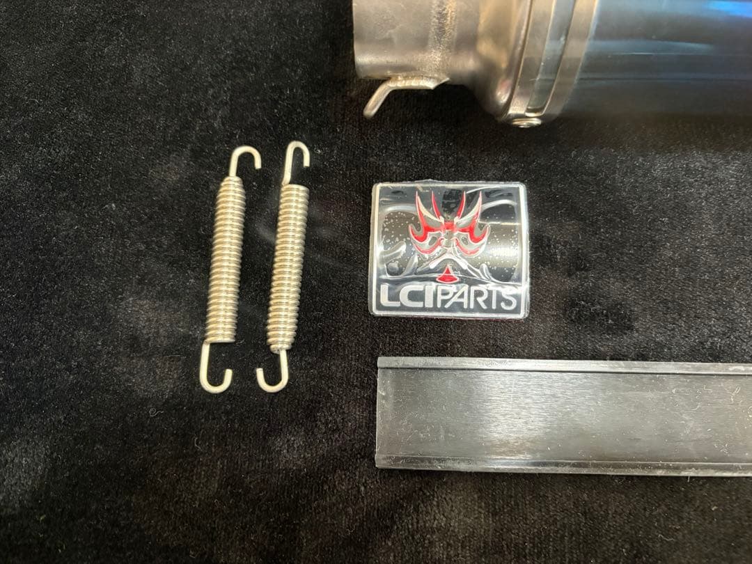 【美品】LCIPARTS ショートフルチタン スリップオン マフラー