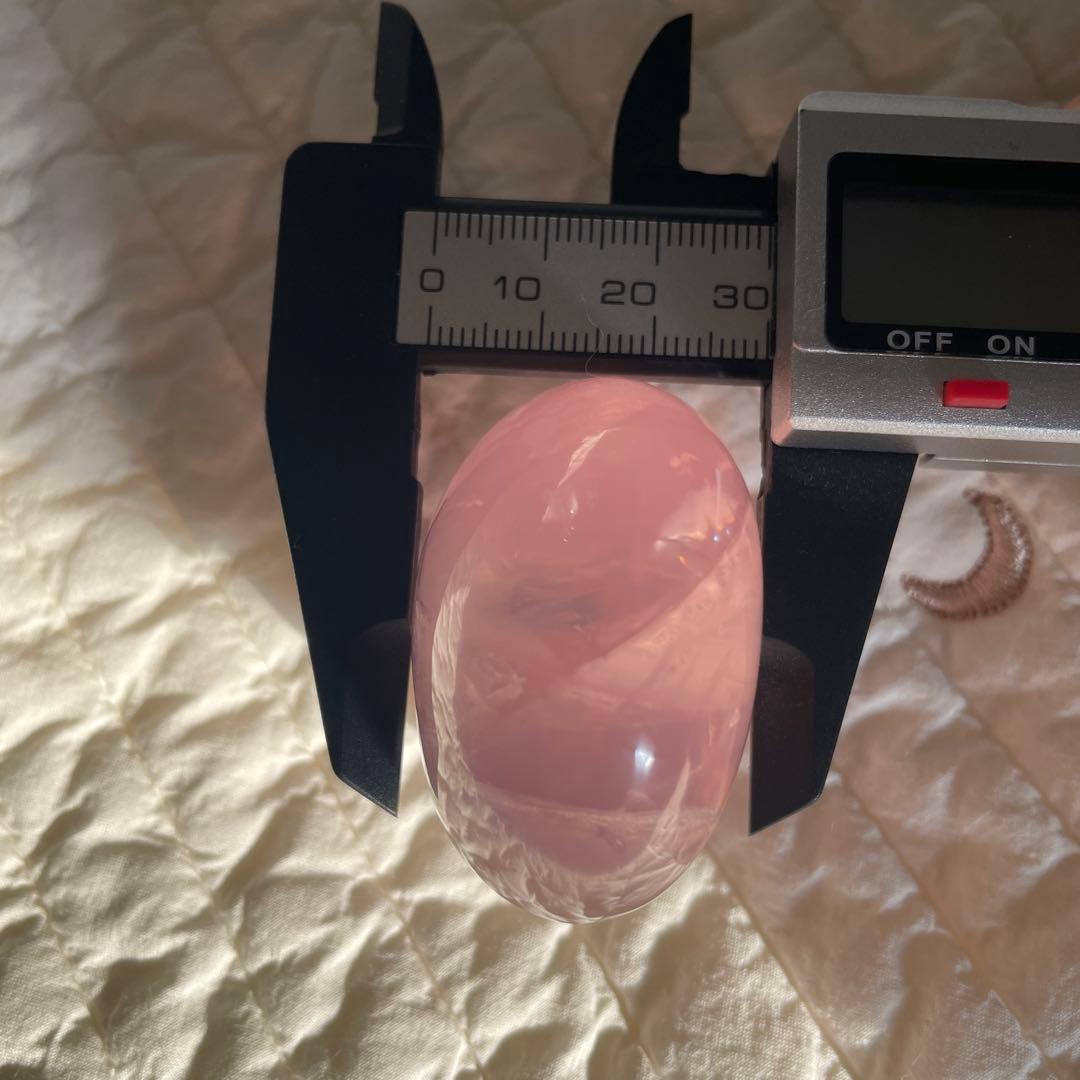 マダガスカル産　ローズクォーツ　パーム