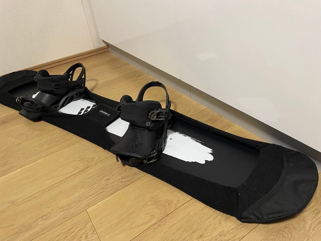 中古◇RIDE BURNOUT 155cm◇SALOMONビンディングL セット
