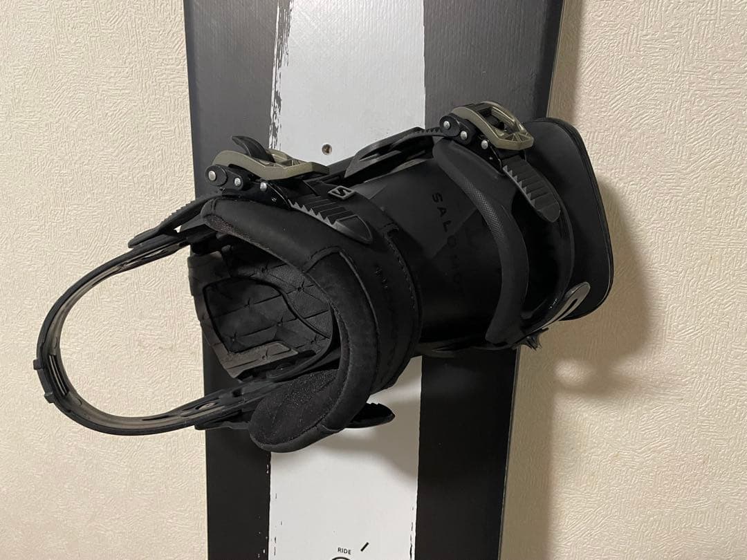 中古◇RIDE BURNOUT 155cm◇SALOMONビンディングL セット