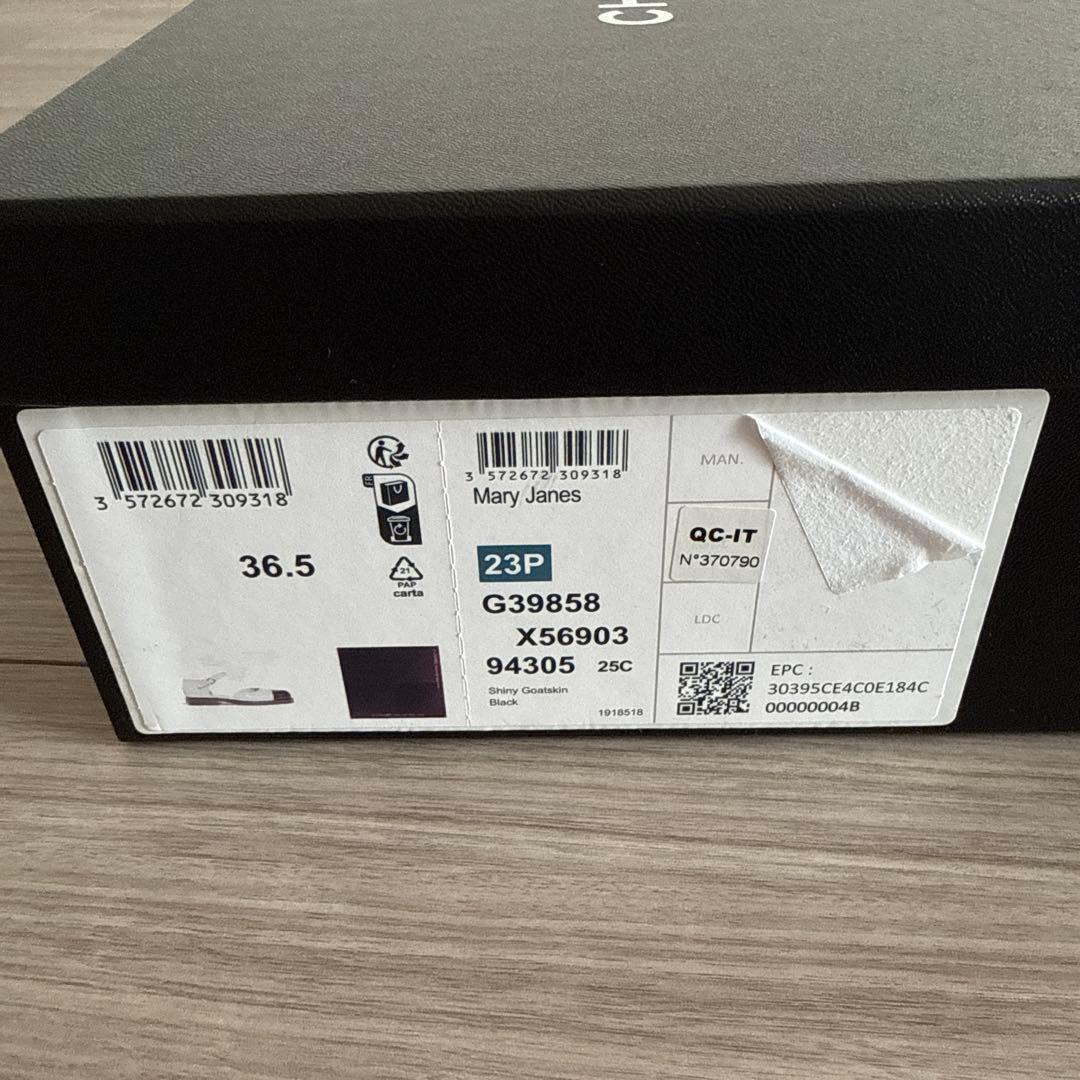 CHANEL 23SS ブラック メリージェーン　パンプス