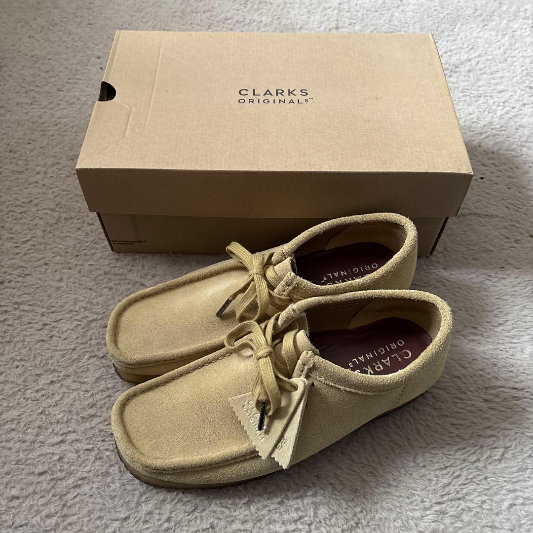 CLARKS ORIGINALS Wallabee ベージュ 25.5cm