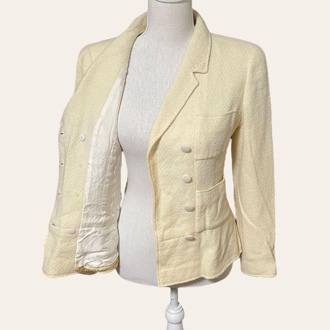 人気商品✨シャネル CHANEL 【40】スーツ 裾チェーン フランス製