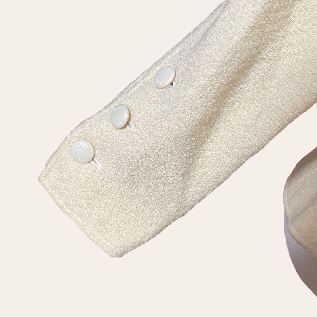 人気商品✨シャネル CHANEL 【40】スーツ 裾チェーン フランス製