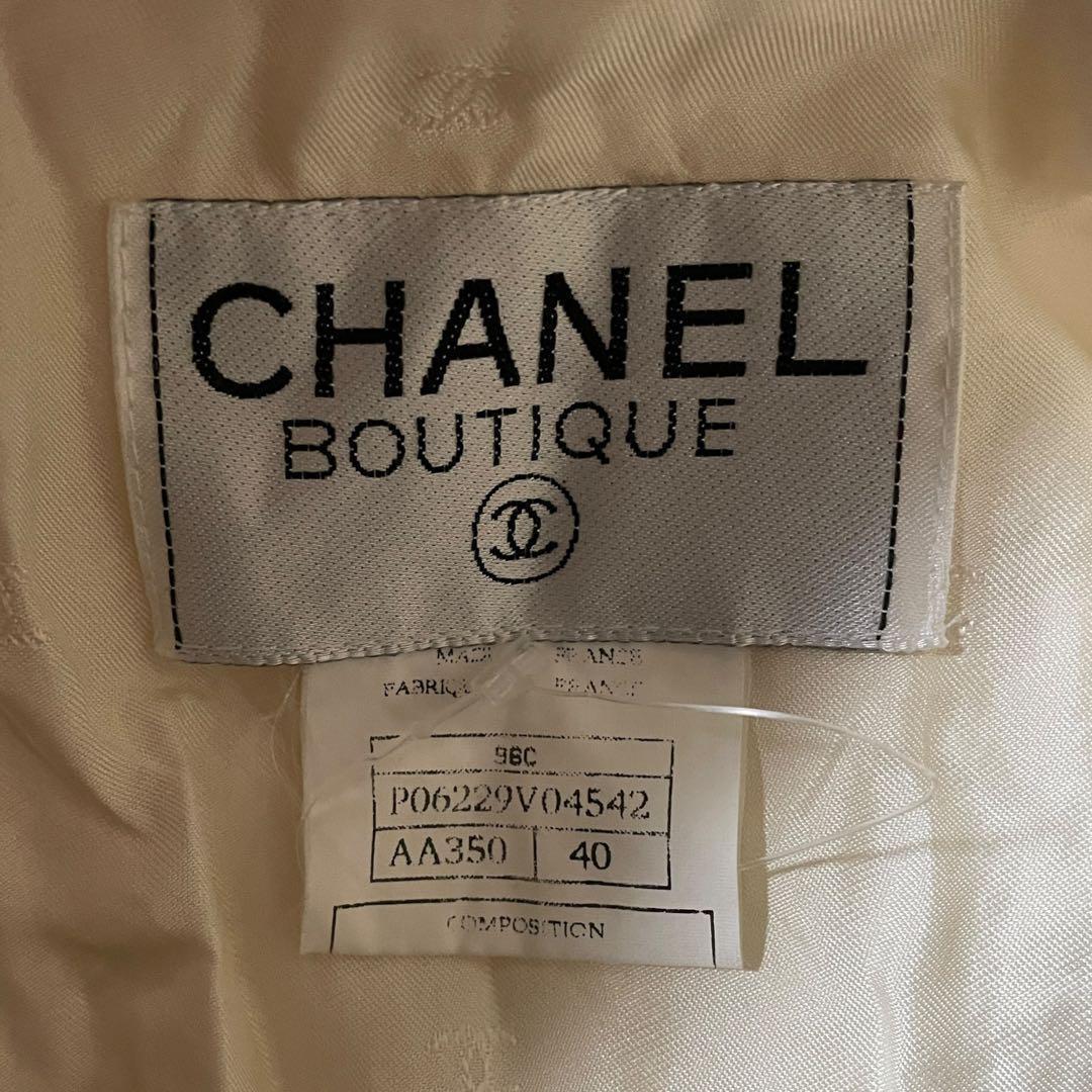 人気商品✨シャネル CHANEL 【40】スーツ 裾チェーン フランス製