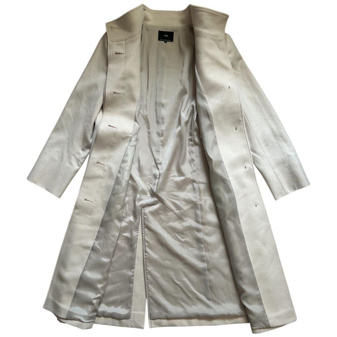 美品✨23区 ウールカシミヤビーバー スタンドカラーコート カシミヤ混Ｌ