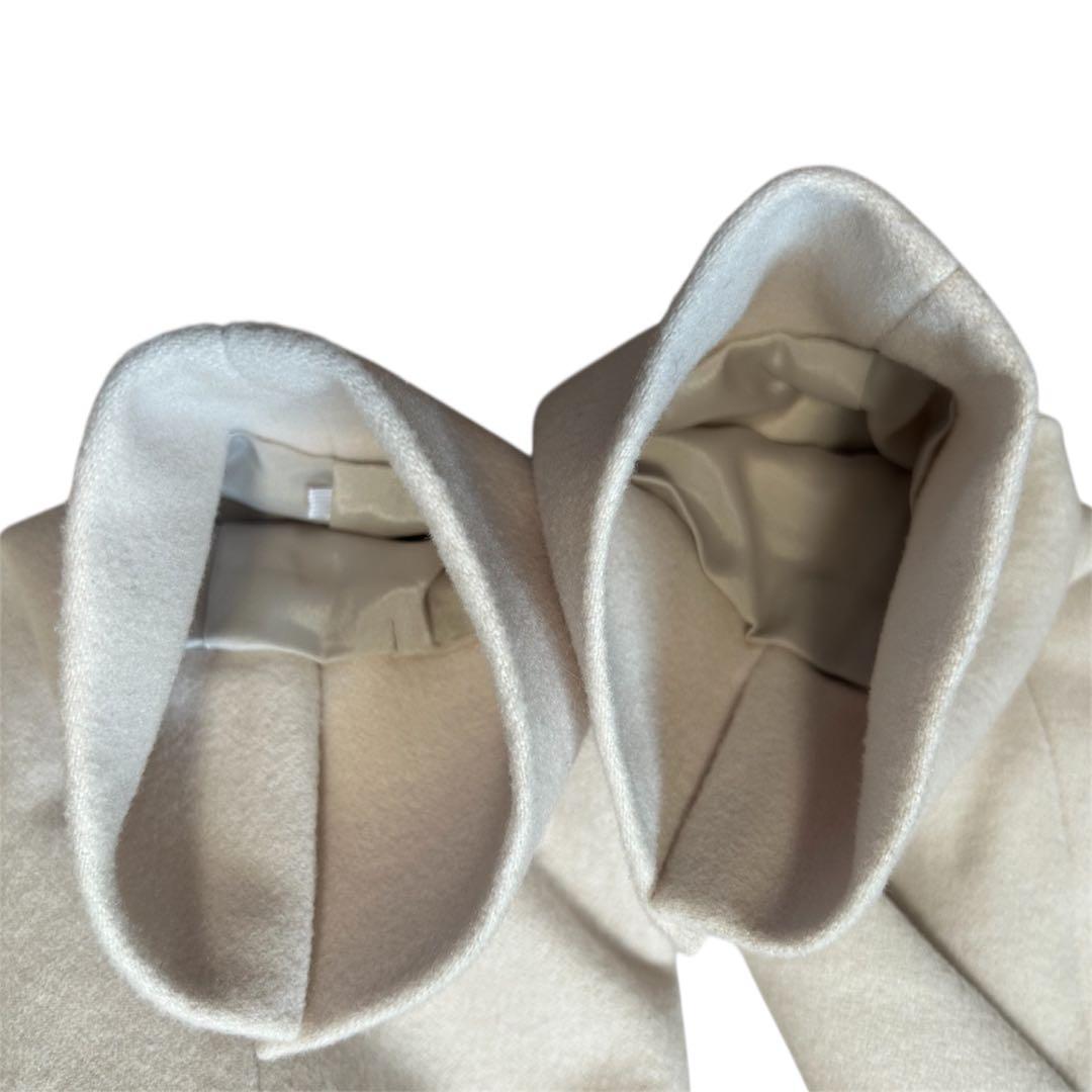 美品✨23区 ウールカシミヤビーバー スタンドカラーコート カシミヤ混Ｌ