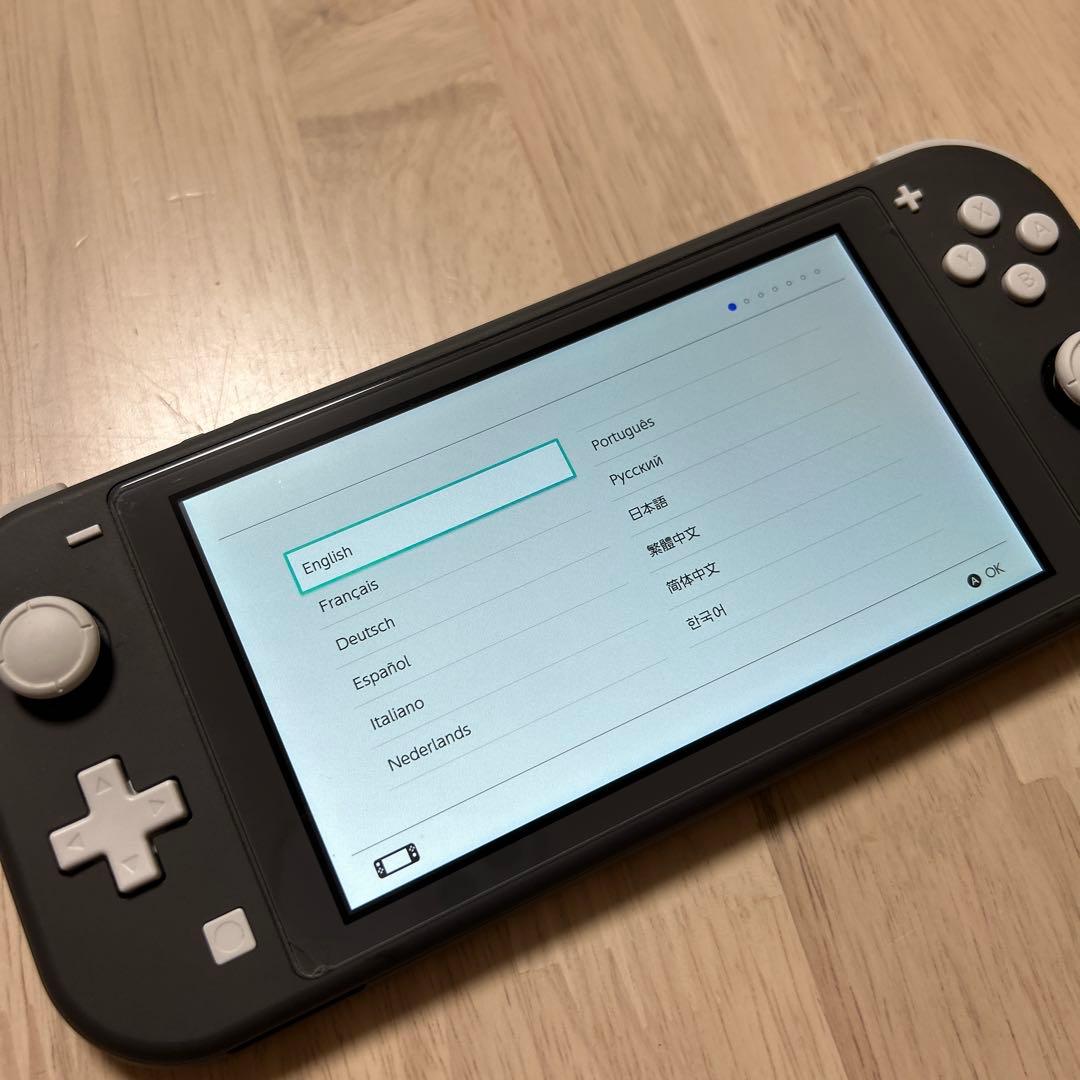 Nintendo Switch Lite 本体 グレー 中古