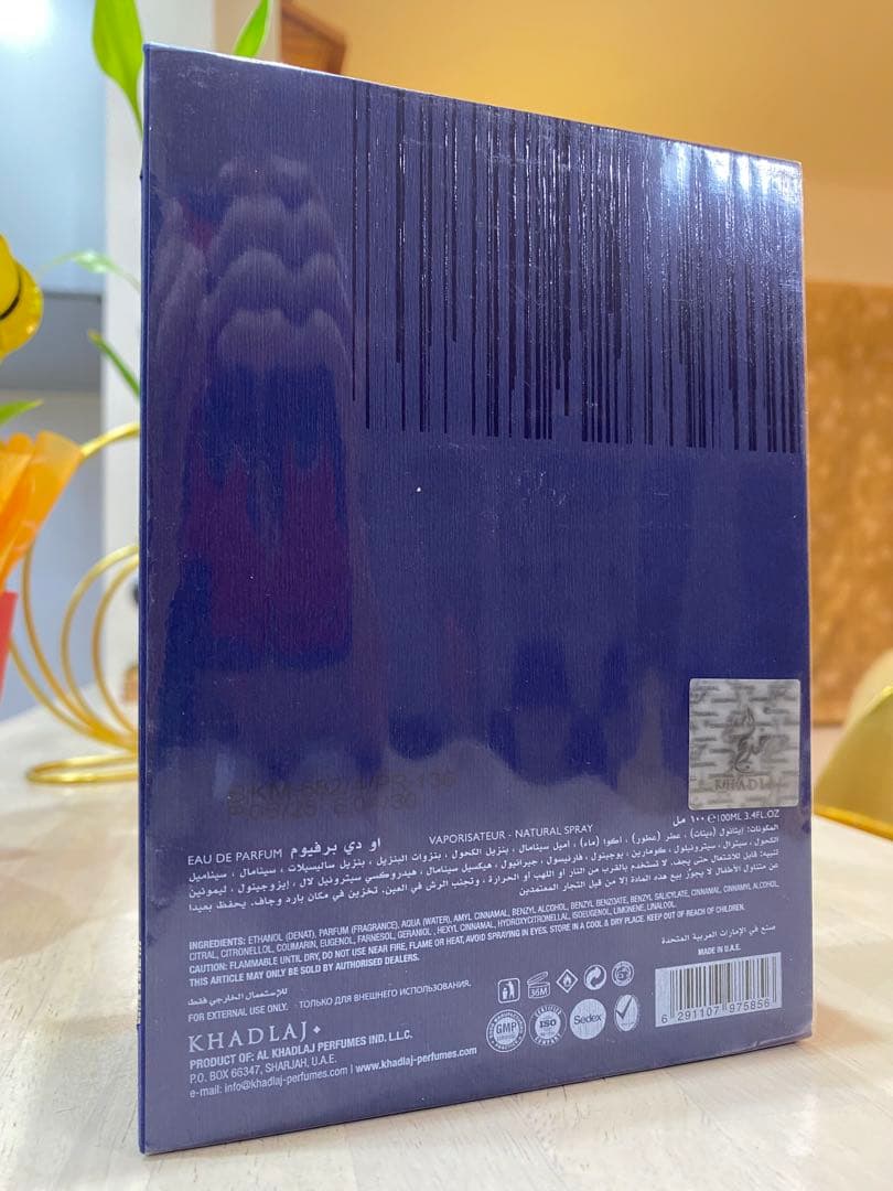 香水(男性用) Khadlaj Karus Blu Spice