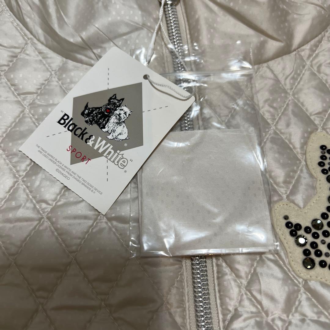 Black & White レディース ベスト ホワイト