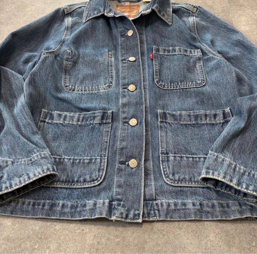 LevisリーバイスカバーオールインディゴブルーアメカジGジャンデニムジャケット