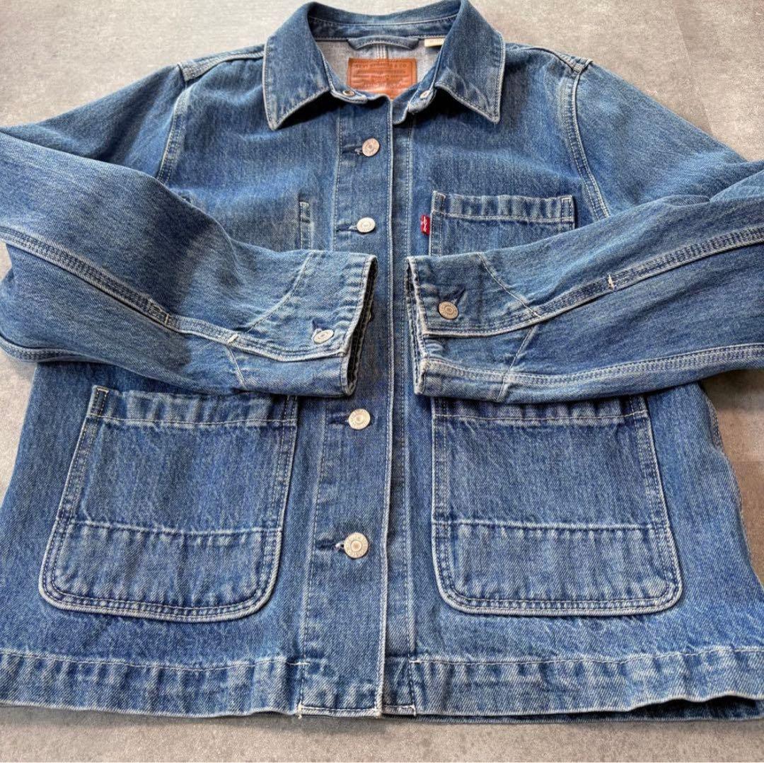 LevisリーバイスカバーオールインディゴブルーアメカジGジャンデニムジャケット