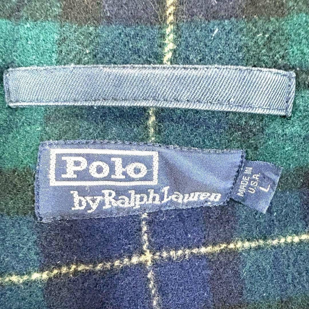 ポロラルフローレン ダッフルコート 90s USA製 メンズ レディース グレー