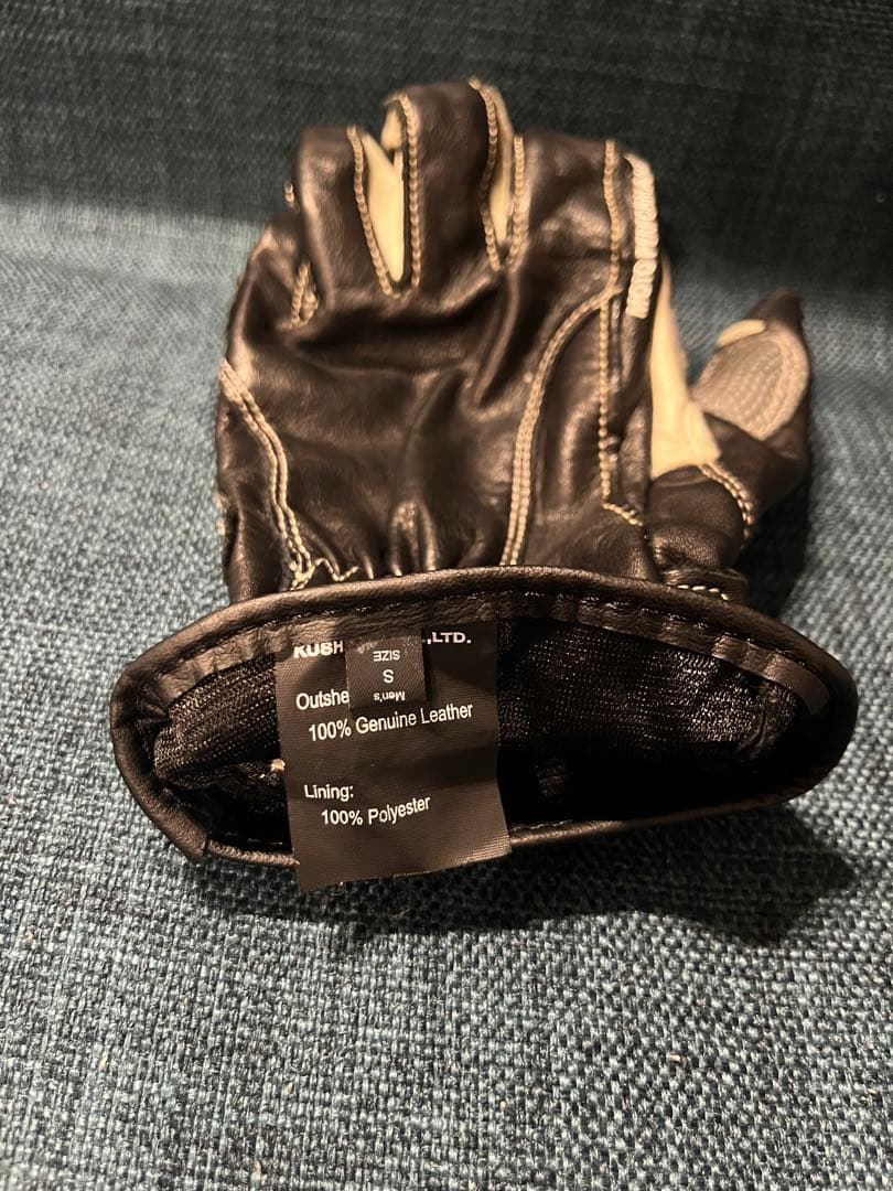 クシタニ　テンダーグローブ　ブラック　Sサイズ　KUSHITANI　レザー　値下