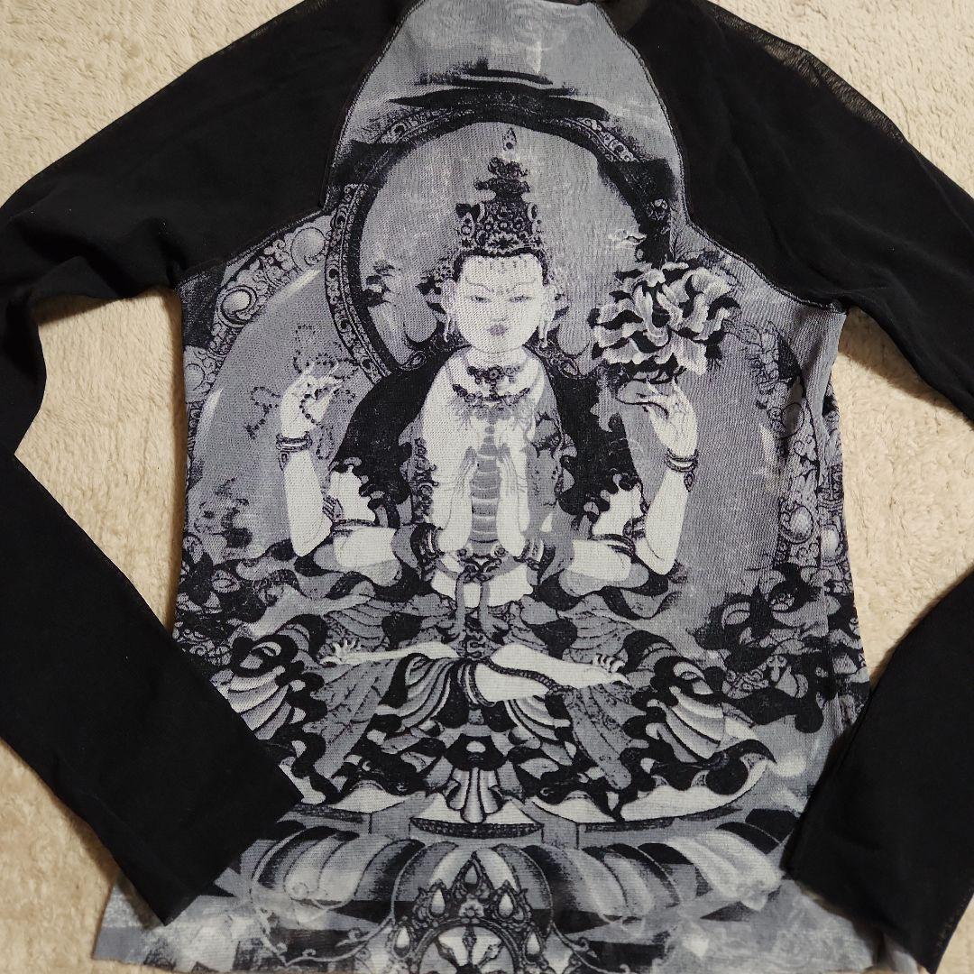 ヴィヴィアンタム仏像プリント 長袖トップス