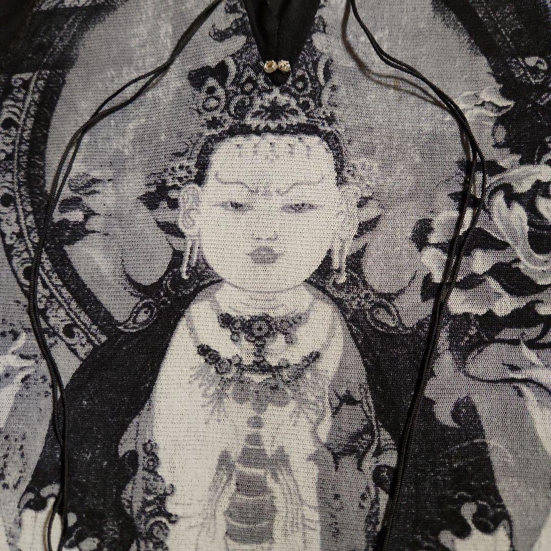 ヴィヴィアンタム仏像プリント 長袖トップス