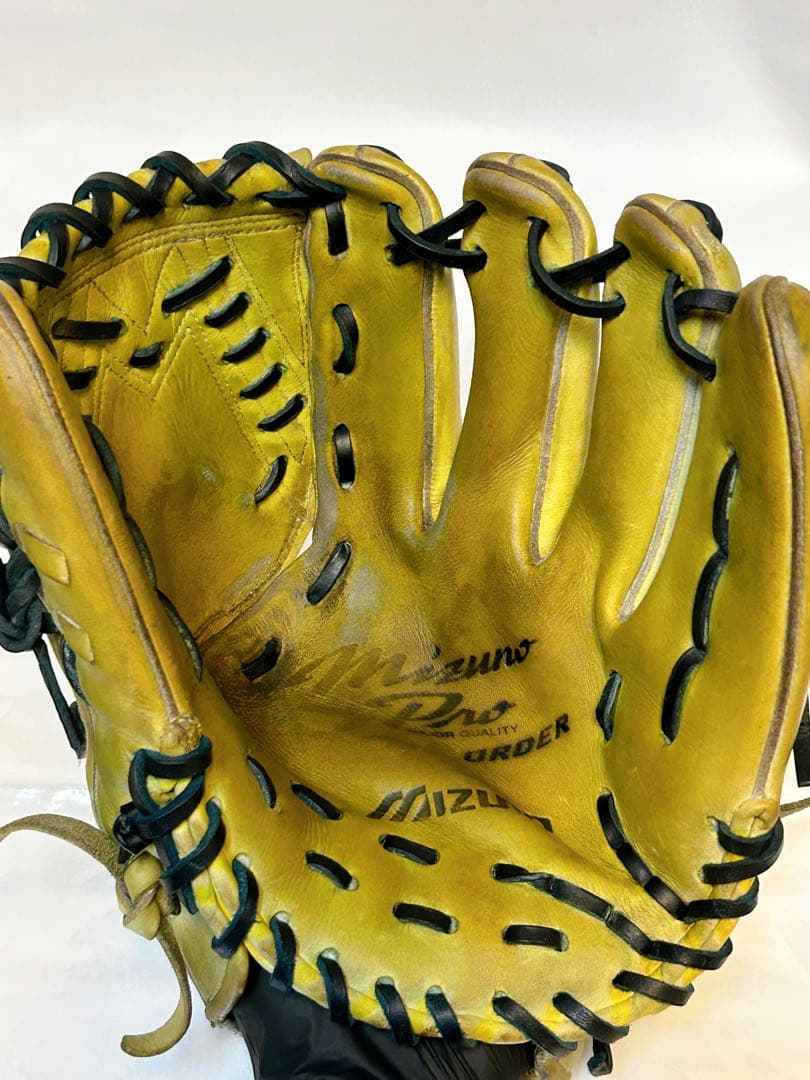 【訳アリ特価】ミズノプロオーダー 耕作 硬式ピッチャー用 ミズノ オイルメンテ済