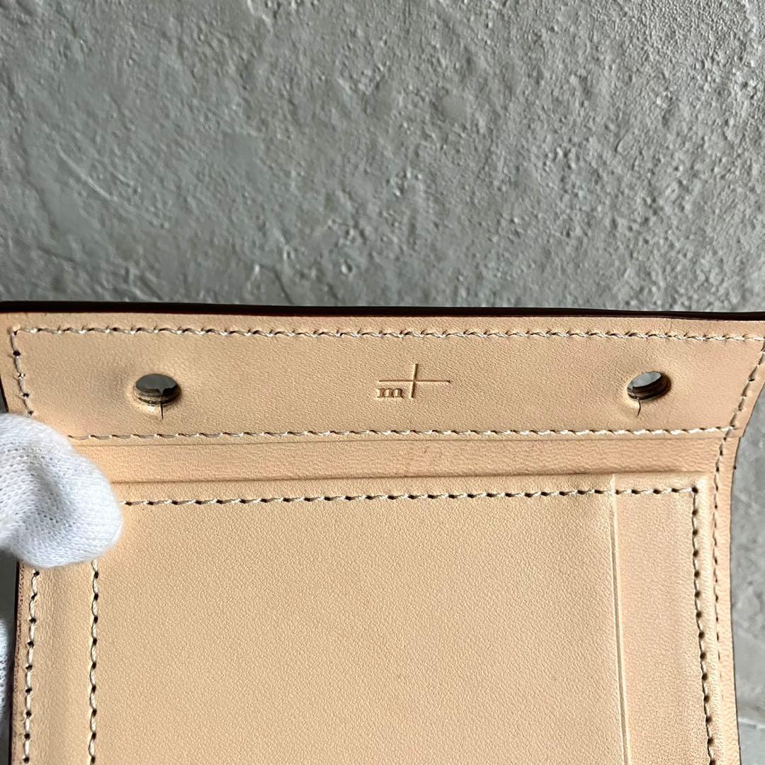 未使用級 エムピウ m＋ ミッレフォッリエ CORDOVAN27 財布 黒