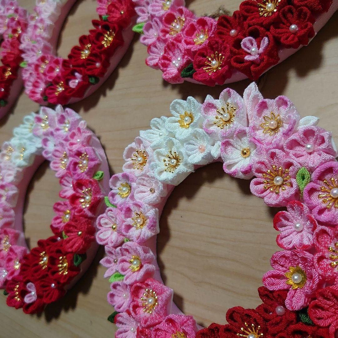 専用☆つまみ細工フラワーリース