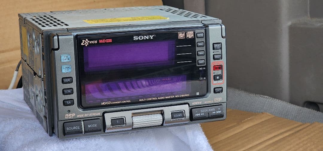 世界初MD録音 完動品 ソニー WX-C100REC DSP搭載 希少