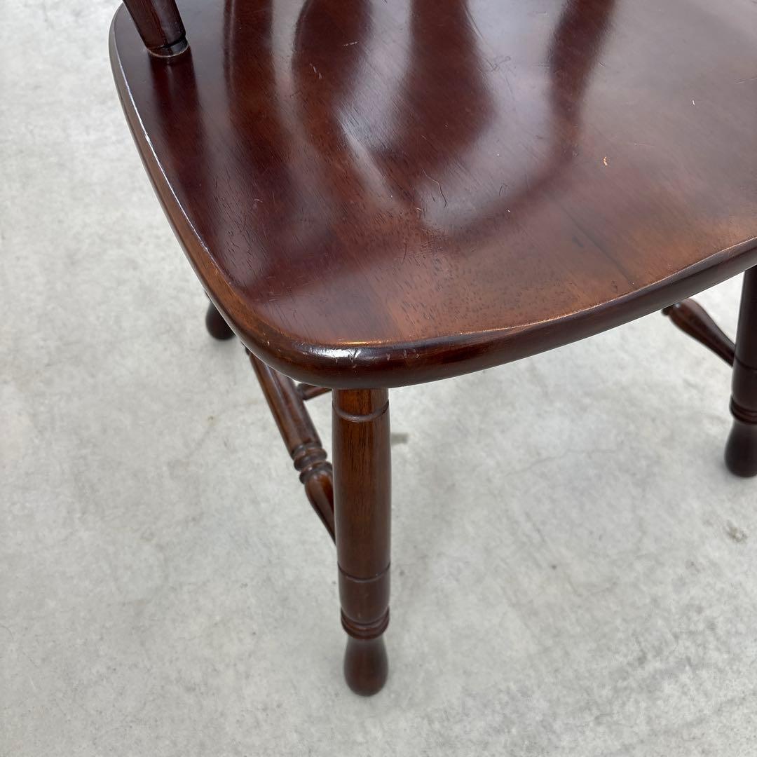 コイズミ KOIZUMI ウインザーチェア ブラウン 木 ダイニングチェア