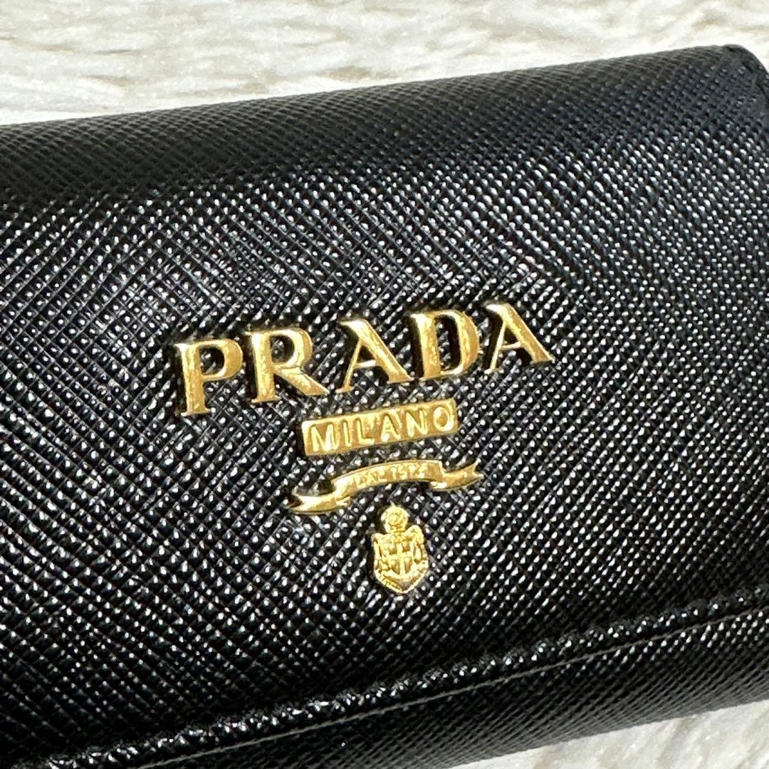 megane 未使用級✨PRADA キーケース 4連 サフィアーノ レザー