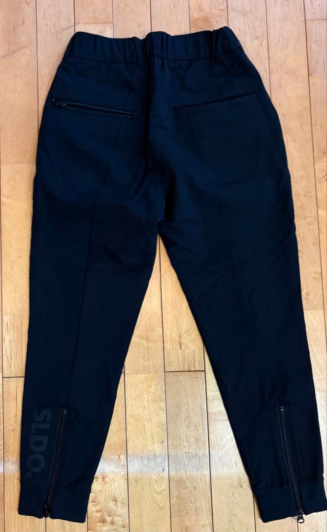 エスルドSLDOサイズM STDダブルクロスストレッチリブパンツブラック パンツ