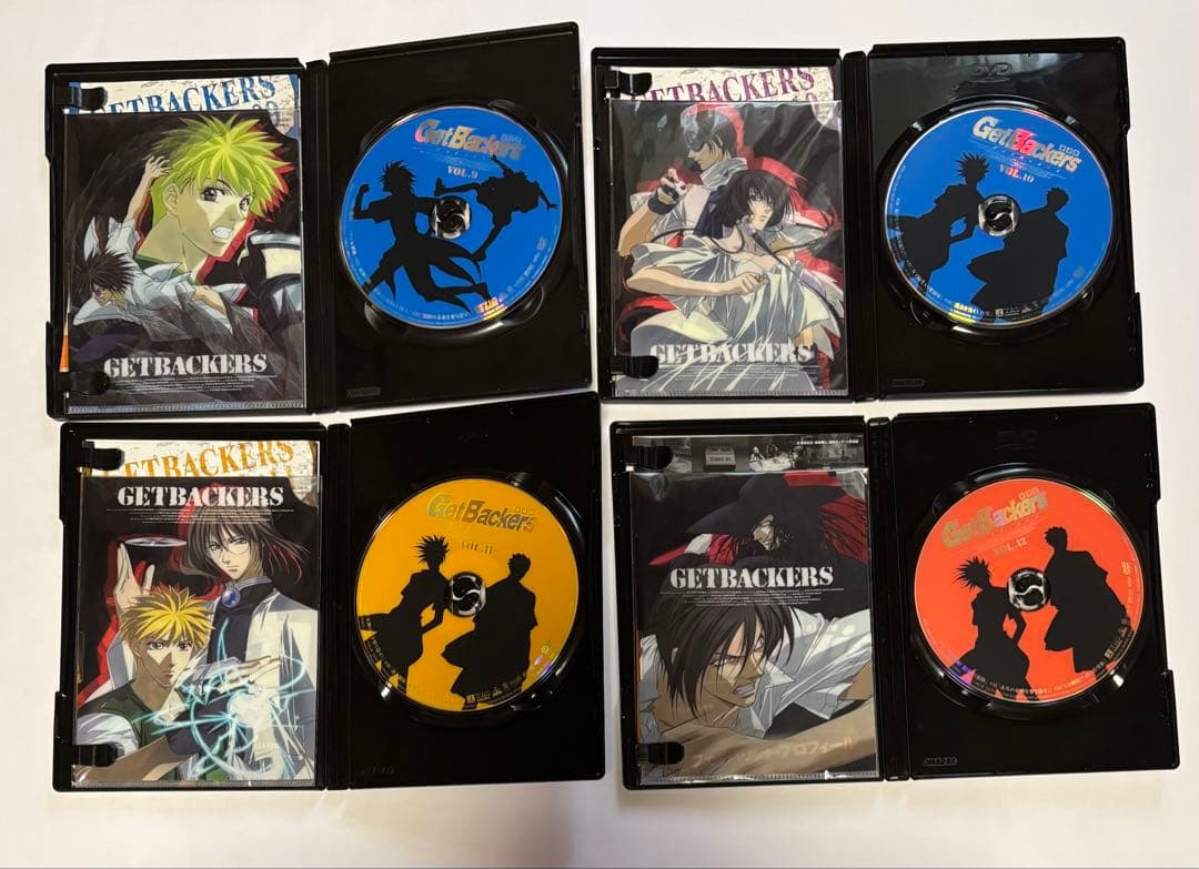 GetBackersゲットバッカーズ奪還屋　DVD 全17巻セット　正規品・美品