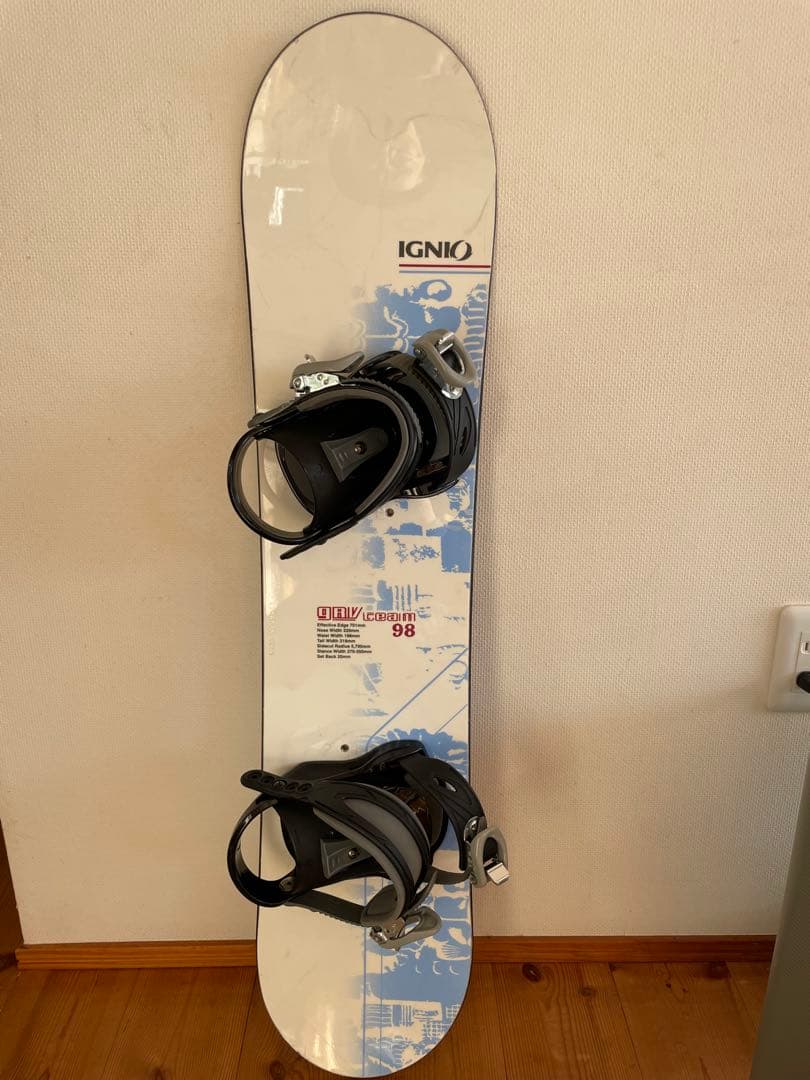 IGNIO スノーボード 98センチ　バインディング付き　キッズ