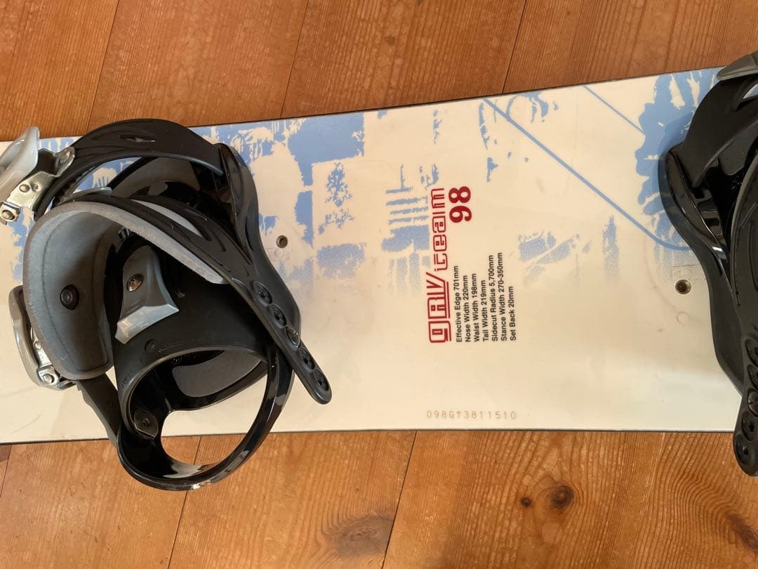 IGNIO スノーボード 98センチ　バインディング付き　キッズ